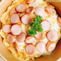 ข้าวไข่ข้นไส้กรอก