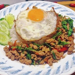 ข้าวกระเพราหมูสับ