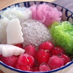 ทับทิม สลิ่ม มะพร้าว กะทิสด