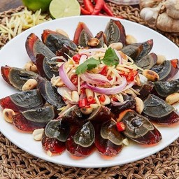 ยำไข่เยี่ยวม้า ไม่ปลาร้า