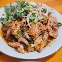 หมูแจ่วแบบเปรี้ยว