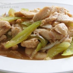 [อร่อยซ่ากับโค้ก] ข้าวผัดพริกอ่อน +  โค้ก ออริจินัล (ขวด) 