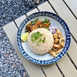 ขัาวผัดกากหมู