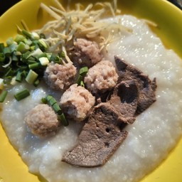 โจ๊กหมู+ตับ