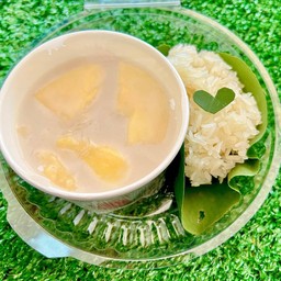 ข้าวเหนียวน้ำกะทิทุเรียน