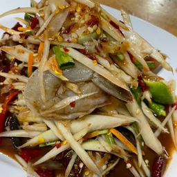 ส้มตำกุ้งสด