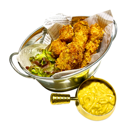 ฟิชฟิงเกอร์ & มัสตาร์ดน้ำผึ้ง