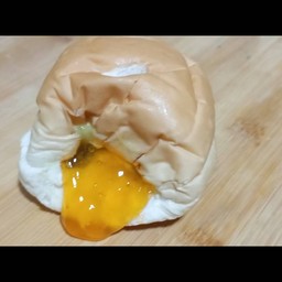 ขนมปังก้อนปิ้ง ไส้แยมส้ม