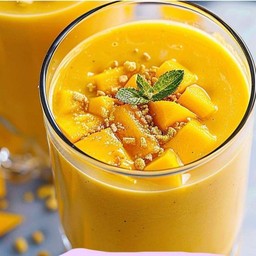 Mango Lassi Smoothie Drink