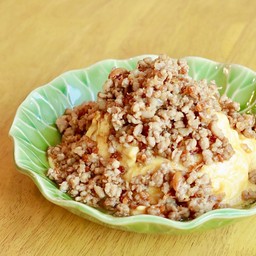 ข้าวไข่ข้น-หมูสับกระเทียม