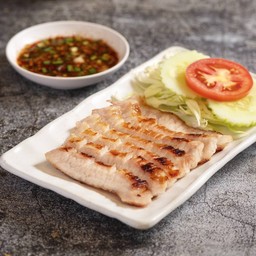 คอหมูย่าง Grilled Pork Shoulder