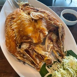 ปลากระพงทอดน้ำปลา