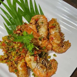 คั่วพริกเกลือกุ้ง