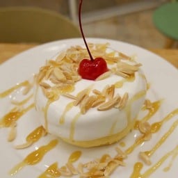 อัลมอนด์คาราเมลแพนเค้ก