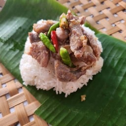 เต็มใจทอด ข้าวเหนียวหมู สาขาตลาดราษฎร์พัฒนา