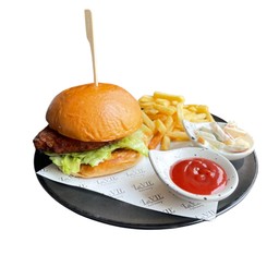 เบอร์เกอร์หมูซอสบาร์บีคิว