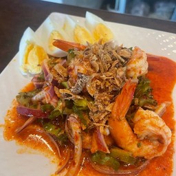 ยำถั่วพลูกุ้ง