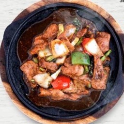 หมูผัดพริกไทยดำ