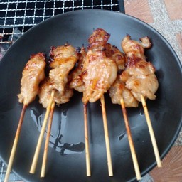 หมูปิ้งนมสดด