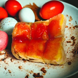 สตอเบอรี่(ขนมปังแผ่น) 1แผ่น