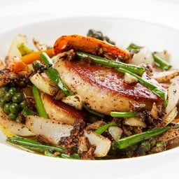 ตับห่านผัดพริกไทยดำ (สูตรซิดนีย์)