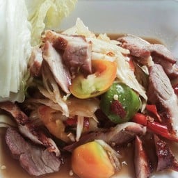 ตำหมูตกครก (แบบไทไม่ปลาร้า)