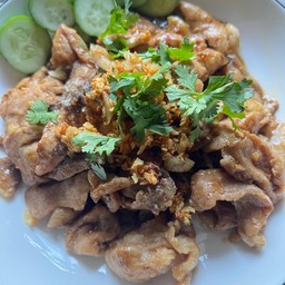 ข้าวไก่กระเทียม