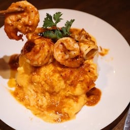 ข้าวไข่ข้น ซอสต้มยำกุ้ง