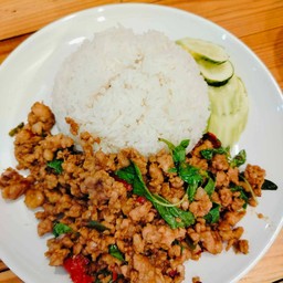 ร้านตัวต่อ  อาหารตามสั่ง อาหารอีสานรสเด็ด  ข้าวต้ม  เครื่องดื่ม
