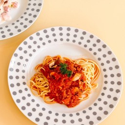 สปาเก็ตตี้โบโลเนสไก่