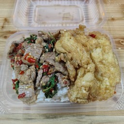 ผัดกระเพราเนื้อ