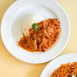 ข้าวหน้าหมูเกาหลี