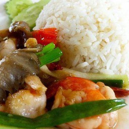 ทะเลน้ำมันหอยราดข้าว