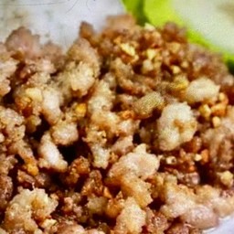 ข้าวไก่ผัดซอส