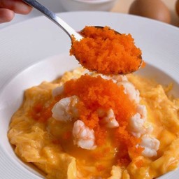 [อร่อยซ่ากับโค้ก] ข้าวไข่ข้นไข่กุ้ง +  โค้ก ออริจินัล (กระป๋อง) 