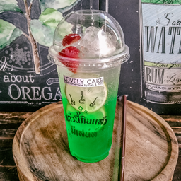 เขียวมะนาวโซดา (เย็น)