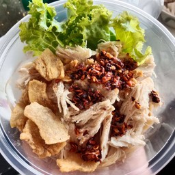 เส้นหมี่ขาวไก่ฉีก