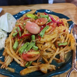 ส้มตำทอด