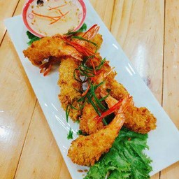 กุ้งชุบแป้งทอด