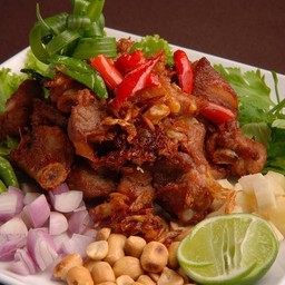 แหนมซี่โครงทอด