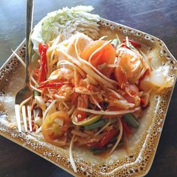 ตำไทยกุ้งสด