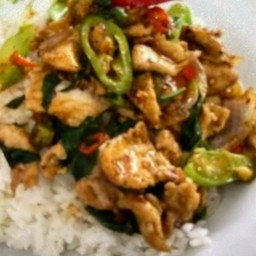 ข้าวขี้เมาหมูชิ้น