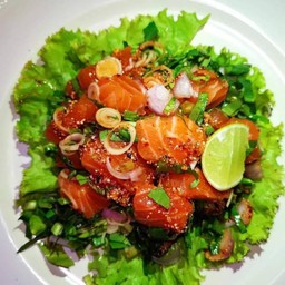 ก้อยปลาเเซลม่อน