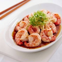 กุ้งนึ่งซีอิ้ว (L)