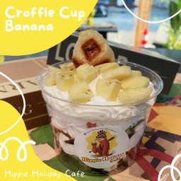 ครอฟเฟิล คัพ วิปครีม บานาน่า