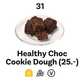 31. Healthy Choc Cookie Dough (เฮลตี้ ช็อก คุกกี้โดว์) 25g