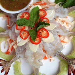 กุ้งแช่น้ำปลา