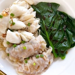 บะหมี่แห้งเนื้อปู+สุยเก๋า