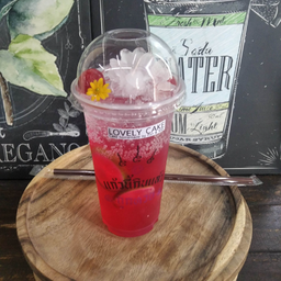 แดงมะนาวโซดา (เย็น)