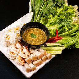 LM เมี่ยง รวม กุ้ง+หมูสามชั้น